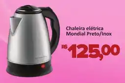 Supermercados Savegnago Chaleira elétrica Mondial Preto/Inox oferta