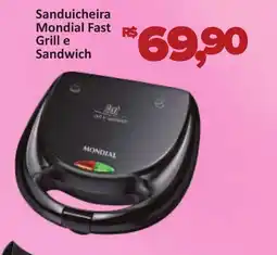 Supermercados Savegnago Sanduicheira Mondial Fast Grill e Sandwich oferta