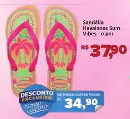 Supermercados Savegnago Sandália Havaianas Sum Vibes - o par oferta