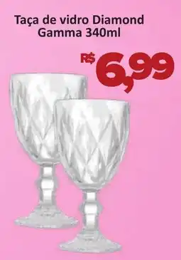 Supermercados Savegnago Taça de vidro Diamond Gamma oferta