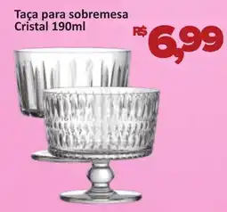 Supermercados Savegnago Taça para sobremesa Cristal oferta