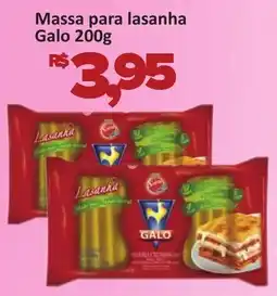 Supermercados Savegnago Massa para lasanha Galo oferta