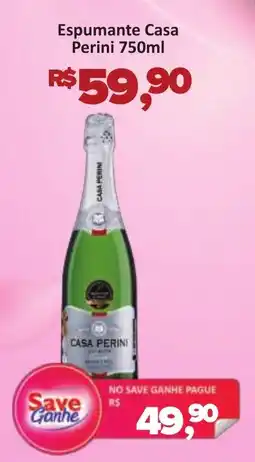 Supermercados Savegnago Espumante Casa Perini oferta