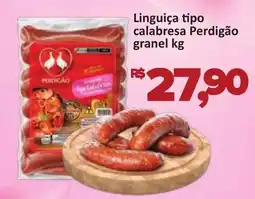 Supermercados Savegnago Linguiça tipo calabresa Perdigão granel oferta