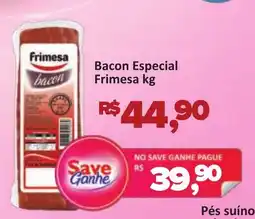 Supermercados Savegnago Bacon Especial Frimesa oferta