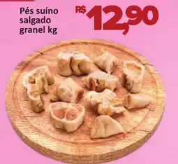 Supermercados Savegnago Pés suíno salgado granel oferta