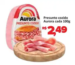 Supermercados Savegnago Presunto cozido Aurora cada oferta