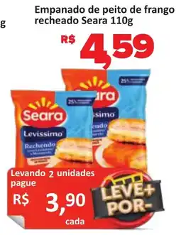 Supermercados Savegnago Empanado de peito de frango recheado Seara oferta