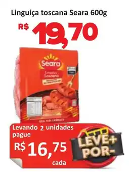 Supermercados Savegnago Linguiça toscana Seara oferta