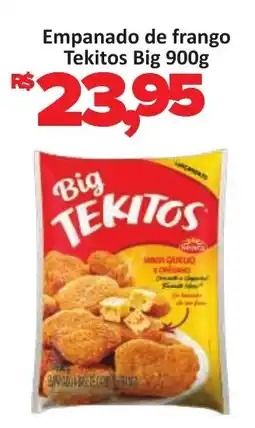 Supermercados Savegnago Empanado de frango Tekitos Big oferta