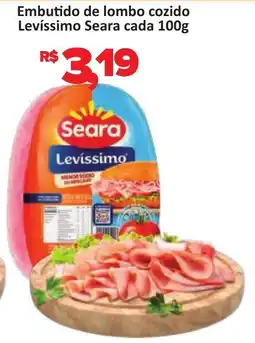 Supermercados Savegnago Embutido de lombo cozido Levíssimo Seara cada oferta