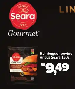 Supermercados Savegnago Hambúguer bovino Angus Seara oferta