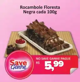 Supermercados Savegnago Rocambole Floresta Negra cada oferta