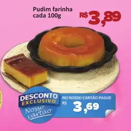Supermercados Savegnago Pudim farinha cada oferta