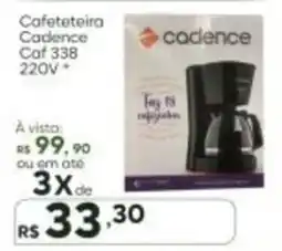 Master Supermercados Cafeteteira Cadence Caf 338 220V oferta