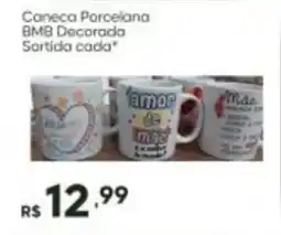 Master Supermercados Caneca Porcelana BMB Decorada Sortida cada oferta