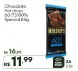 Master Supermercados Chocolate Hersheys 60/73/80% Special oferta