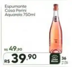 Master Supermercados Espumante Casa Perini Aquarela oferta