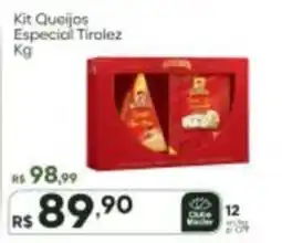 Master Supermercados Kit Queijos Especial Tirolez oferta