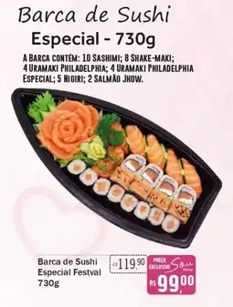 Festval Barca de Sushi Especial Festval oferta