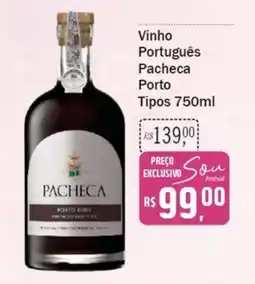 Festval Vinho Português Pacheca Porto Tipos oferta