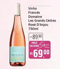 Festval Vinho Francês Domaine Les Grands Cèdres Rosé D'Anjou oferta