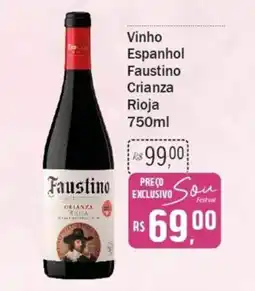 Festval Vinho Espanhol Faustino Crianza Rioja oferta