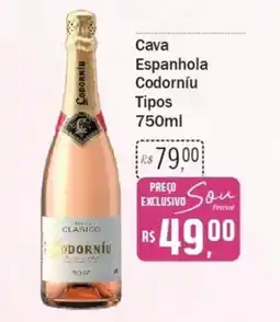 Festval Cava Espanhola Codorníu Tipos oferta
