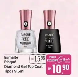 Festval Esmalte Risqué Diamond Gel Top Coat Tipos oferta