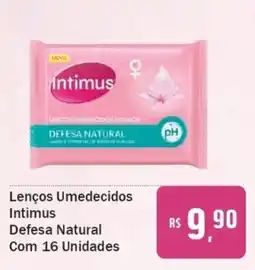 Festval Lenços Umedecidos Intimus Defesa Natural oferta