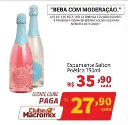Macromix Atacado Espumante Salton Poética 750ml oferta