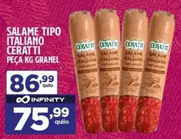 Preço & Cia Salame tipo italiano ceratti oferta