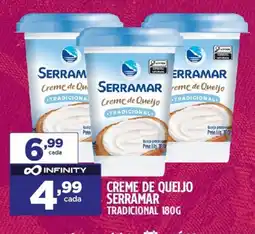 Preço & Cia Creme de queijo serramar tradicional oferta