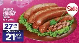 Preço & Cia Linguica calabresa defumada sadia oferta