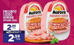 Preço & Cia Presunto cozido aurora fatiado oferta