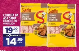 Preço & Cia Coxinha da asa sadia drumette congelado oferta