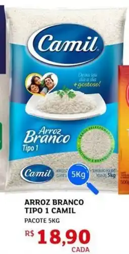 Assaí Atacadista Arroz branco tipo 1 camil pacote oferta