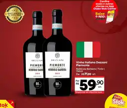 Stok Center Vinho Italiano Dezzani Piemonte oferta