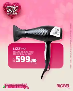 Rio Bel LIZZ PRO Secador royal tech 2500w 110v ou 220v oferta