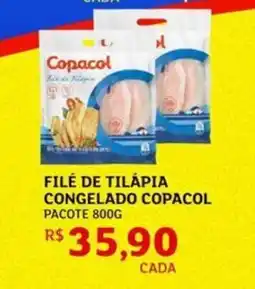 Assaí Atacadista Filé de tilápia congelado copacol pacote oferta