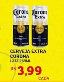 Assaí Atacadista Cerveja extra corona lata oferta