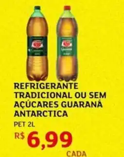 Assaí Atacadista Refrigerante tradicional ou sem açúcares guaraná antarctica oferta