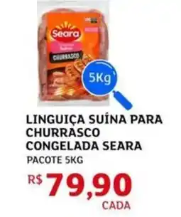Assaí Atacadista Linguiça suína para churrasco congelada seara pacote oferta