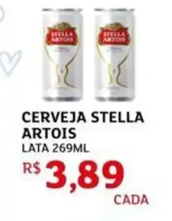 Assaí Atacadista Cerveja stella artois lata oferta