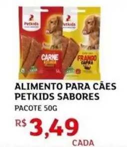Assaí Atacadista Alimento para caes petkids sabores pacote oferta