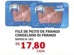 Assaí Atacadista Filé de peito de frango congelado oi frango bandeja oferta