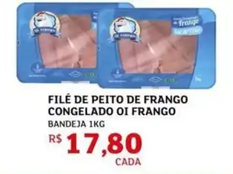 Filé de peito de frango congelado oi frango bandeja