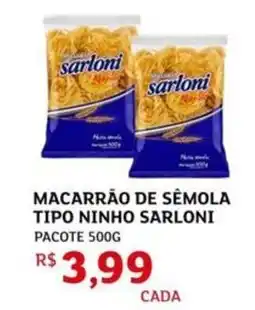 Assaí Atacadista Macarrão de sêmola tipo ninho sarloni pacote oferta