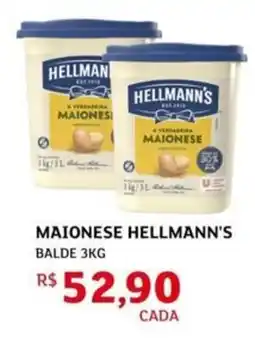 Assaí Atacadista Maionese hellmann's balde oferta