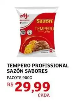 Assaí Atacadista Tempero profissional sazón sabores pacote oferta